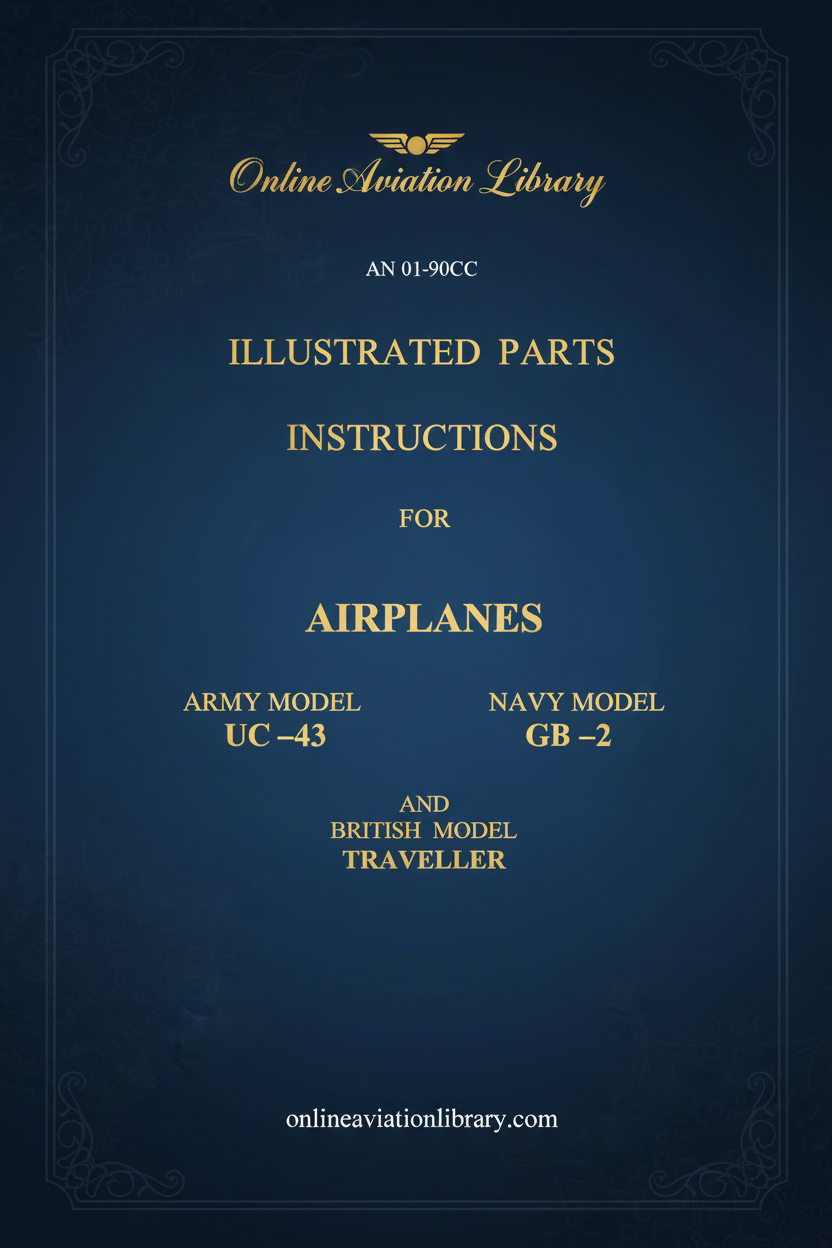 UC-43 GB-2 Traveller Illustrated Parts Instructions Cover Page