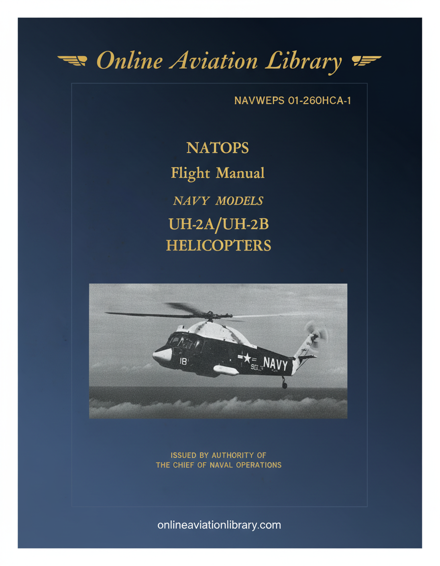 UH-2A/UH-2B NATOPS Flight Manual Cover Page