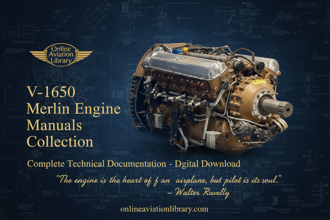 V-1650 Merlin Engine Promotional Banner