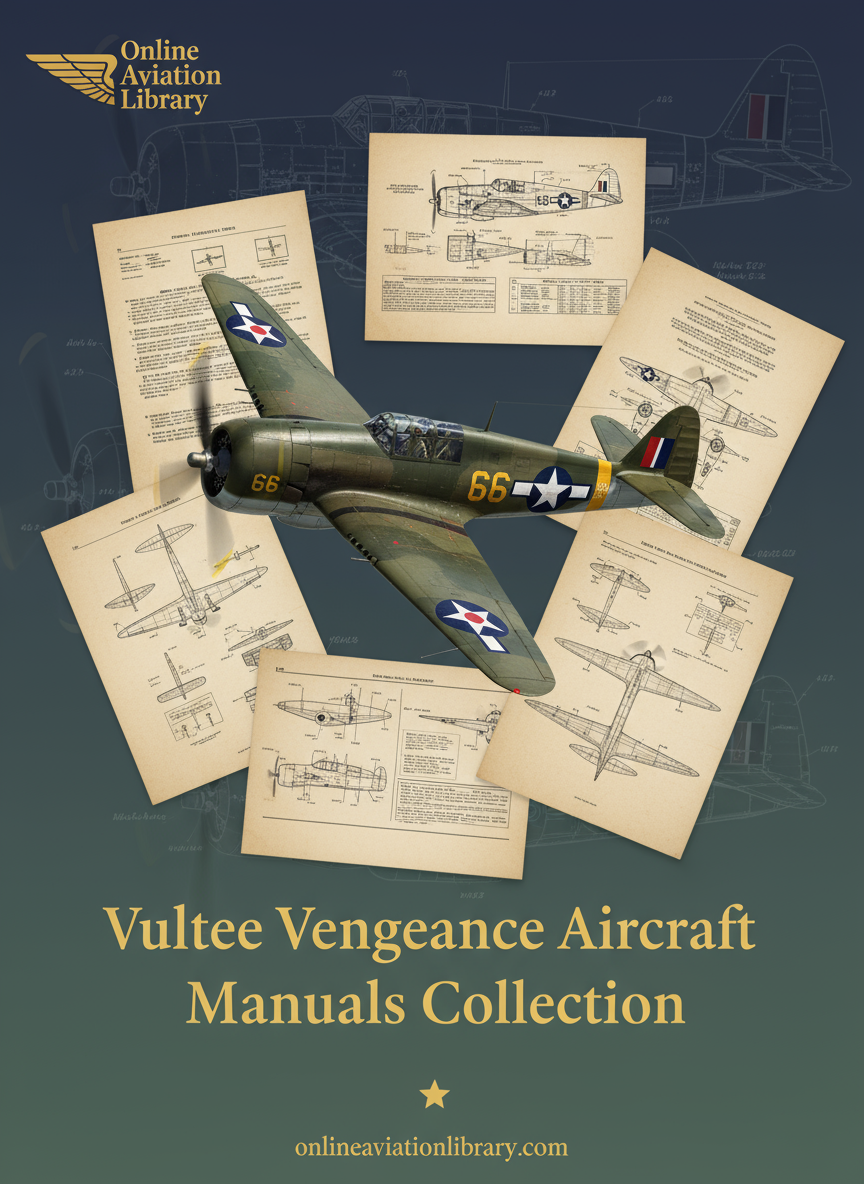 Vultee Vengeance Aircraft Manuals Banner