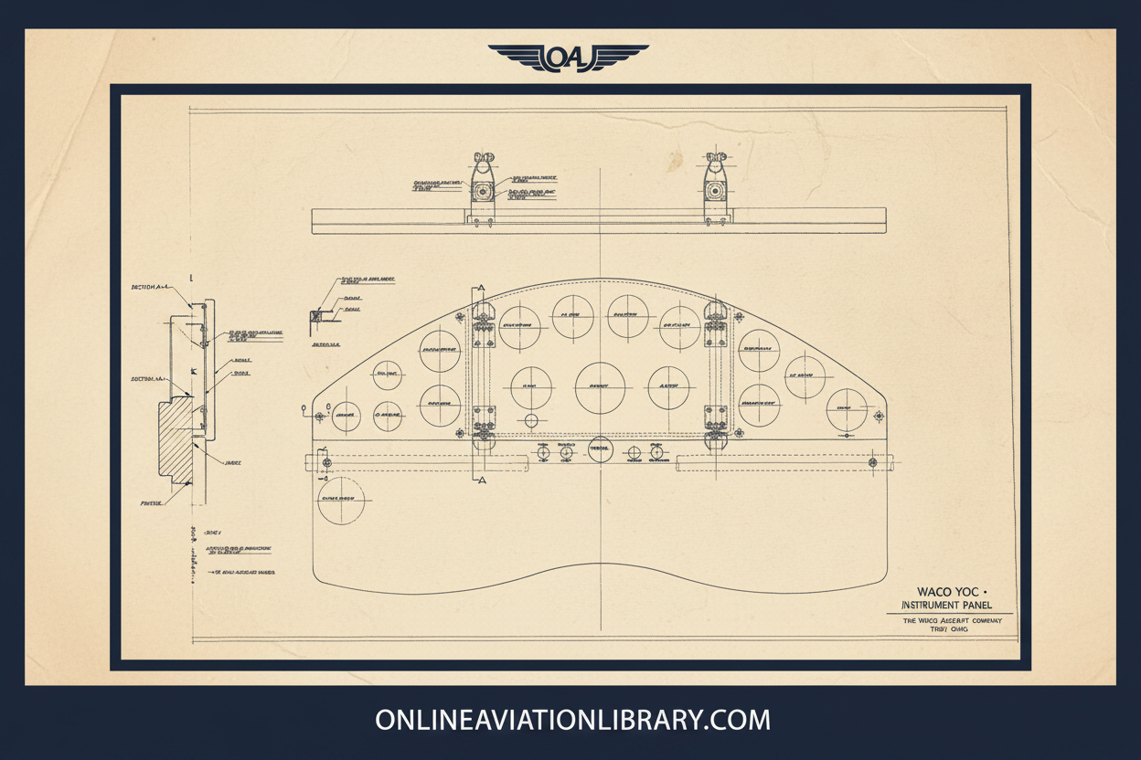 WACO YOC Instrument Panel — Sample 1