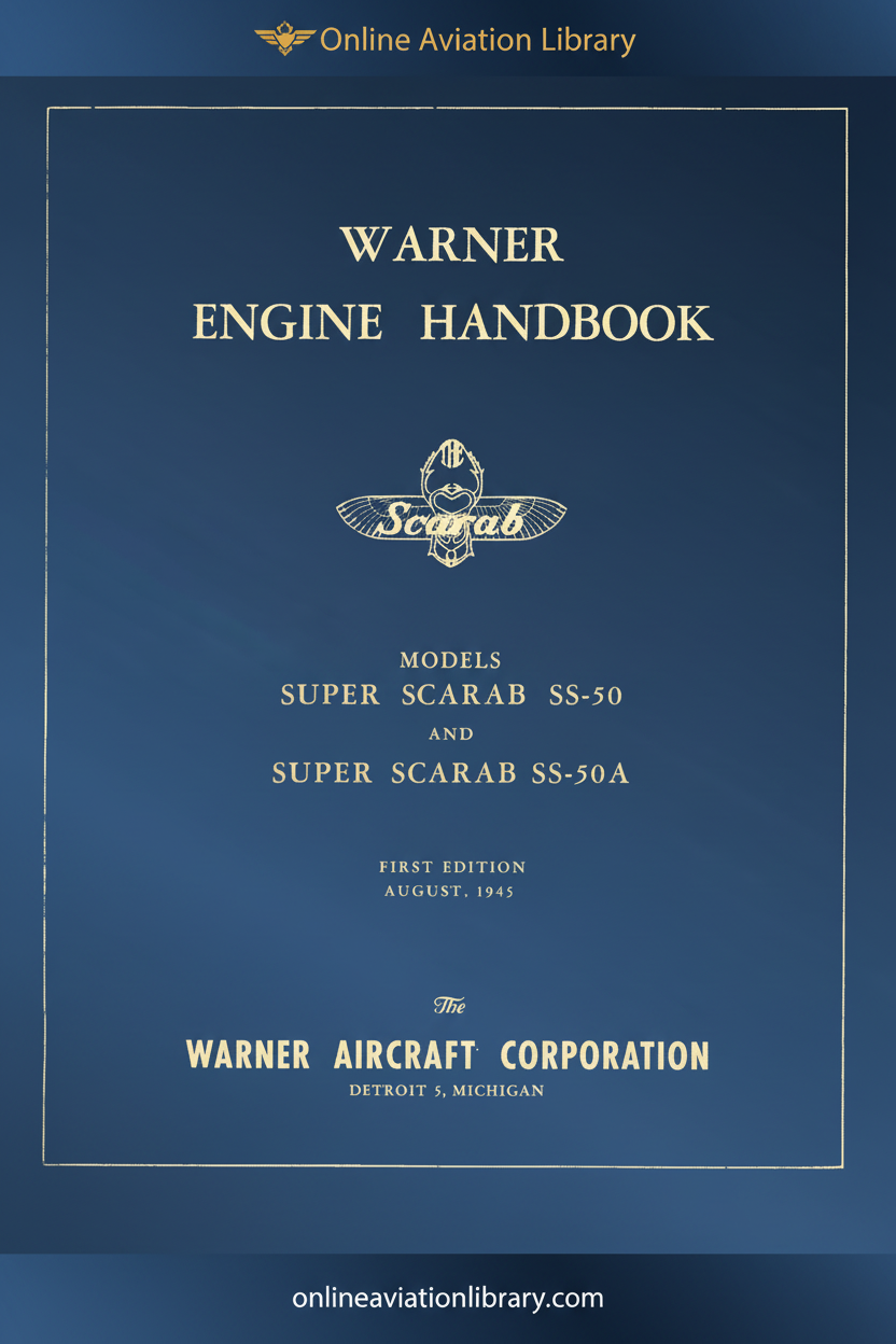 Warner SS-50 Standard Cover Page Blue Corrected