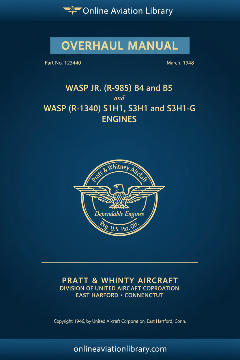 Wasp Overhaul Manual 123440 1948