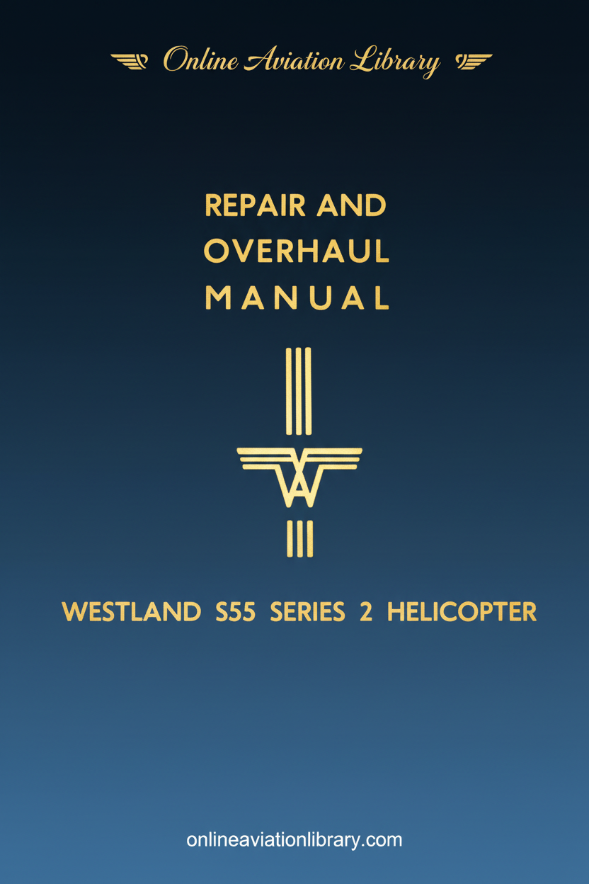Westland S55 Series 2 Repair Manual Cover