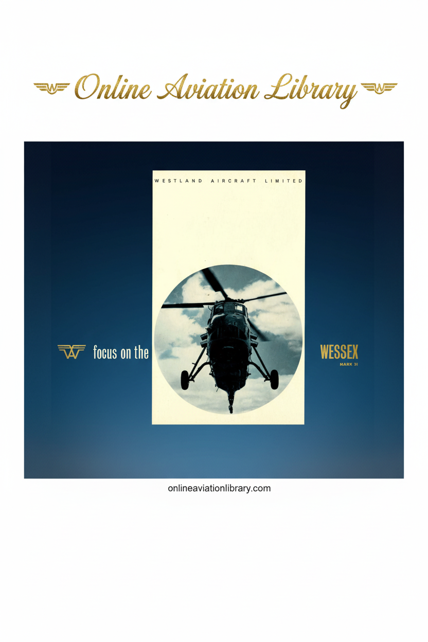 Westland Wessex Mark 31 Brochure Cover Page