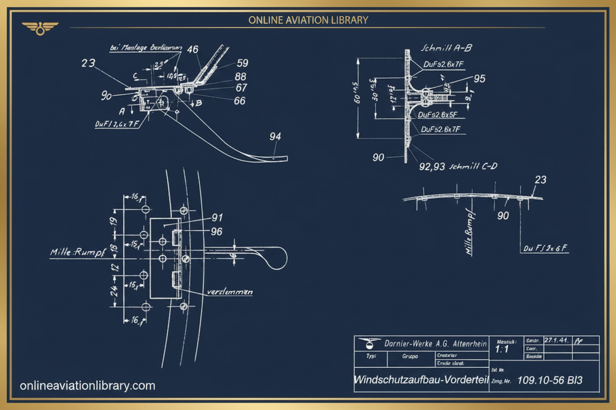 Windscreen Detail Navy