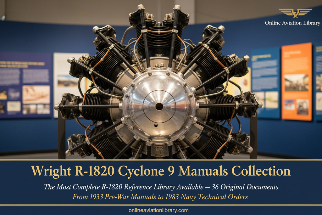 Wright R-1820 Cyclone 9 Promotional Banner