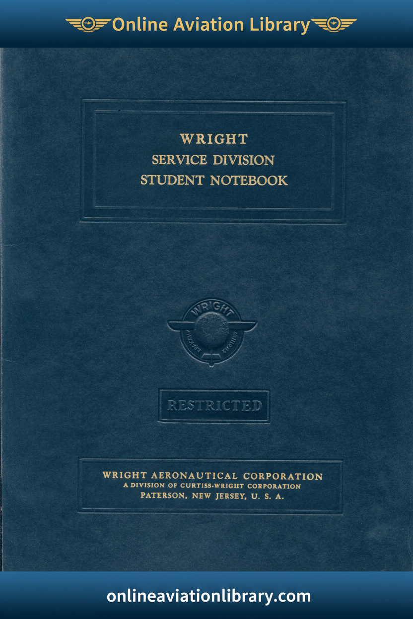 Wright Service Division Student Notebook Restricted Cover
