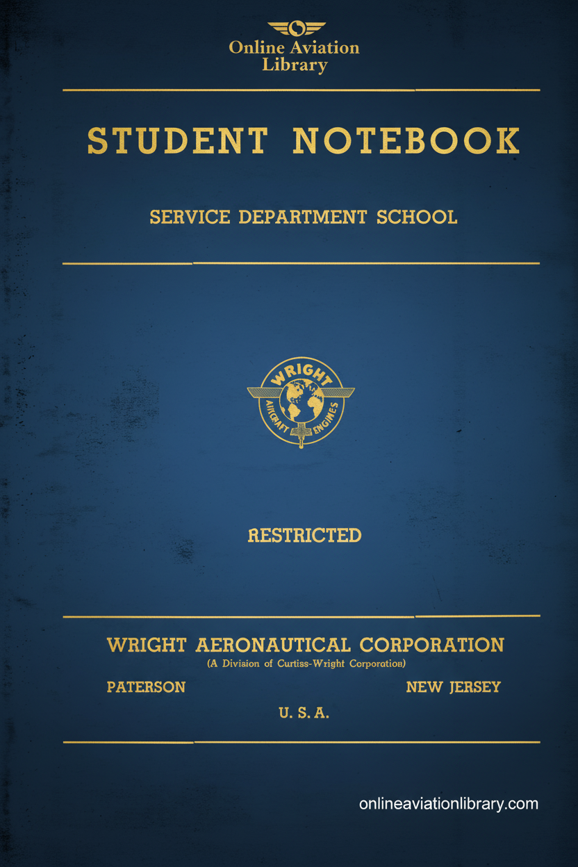 Wright Student Notebook Cover Page