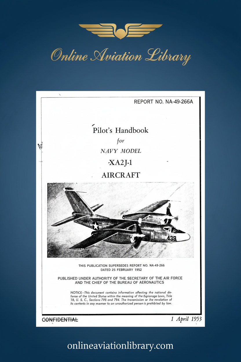 XA2J-1 Standard Cover Page 2