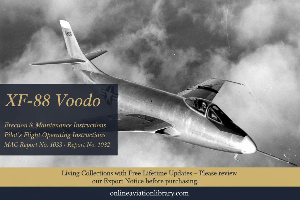 XF-88 Voodoo B&W Flight