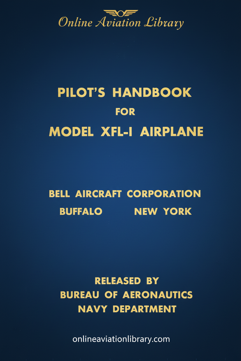 XFL-1 Pilot's Handbook Cover