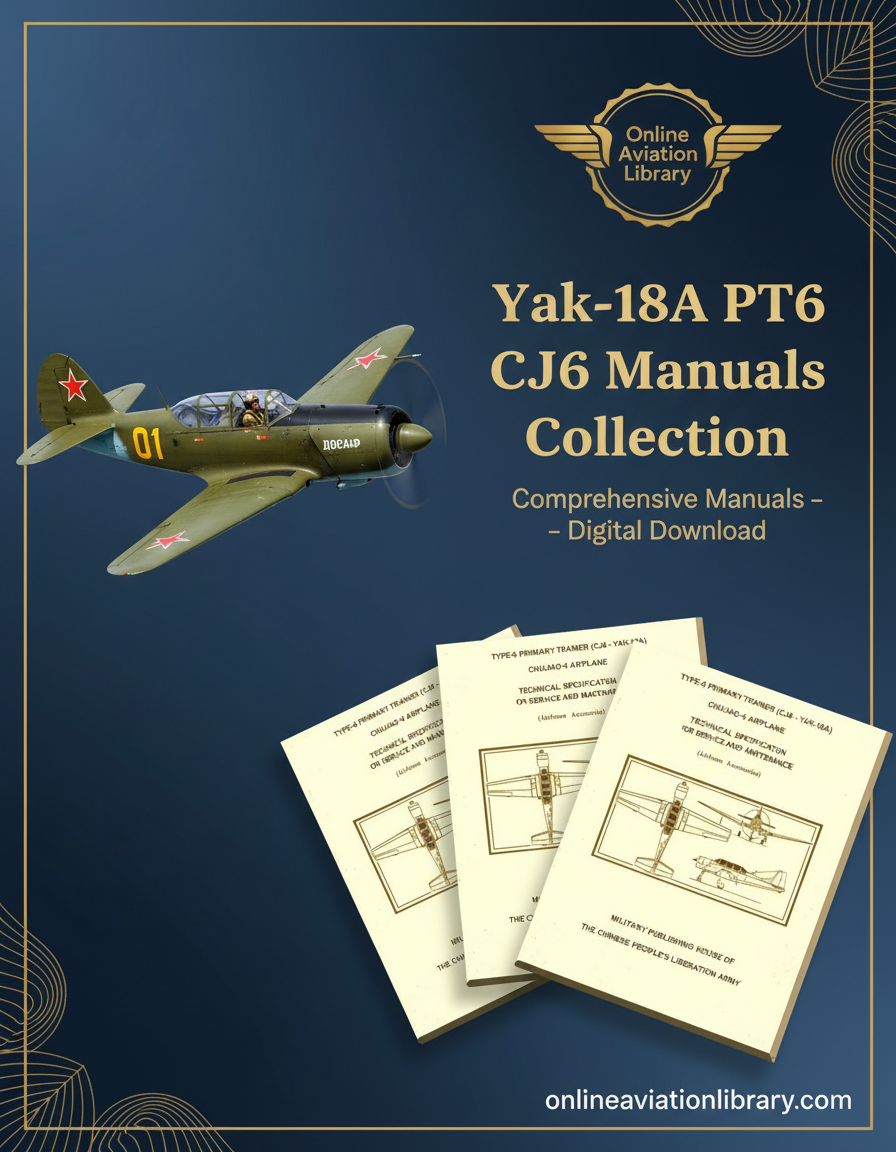 Yak-18A PT6 CJ6 Manuals Collection Facebook Banner
