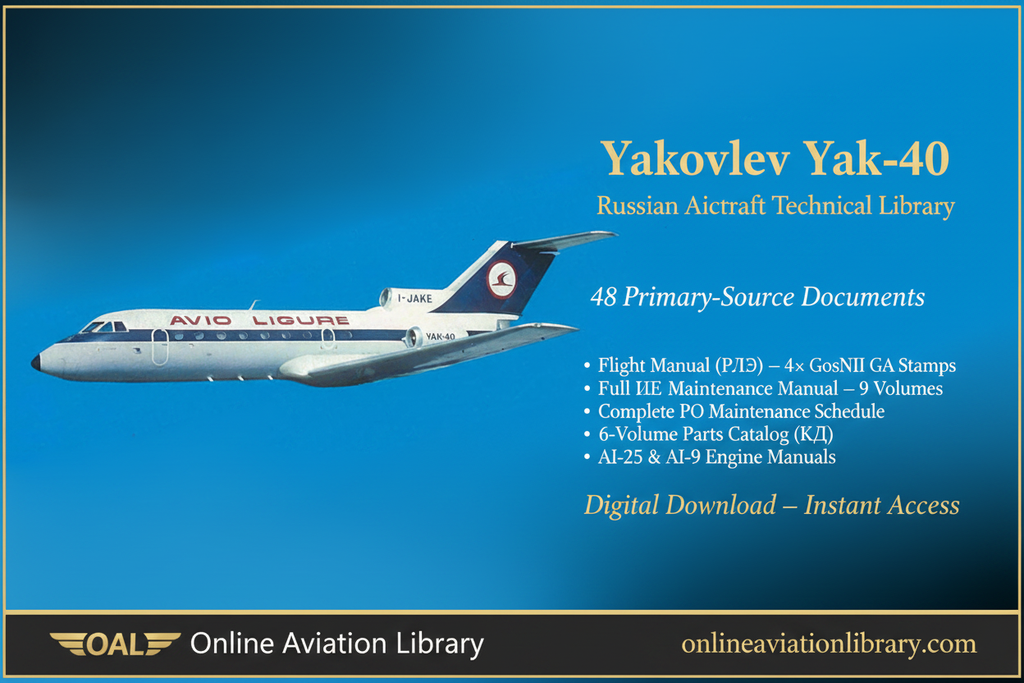 Yak-40 Banner — Avio Ligure
