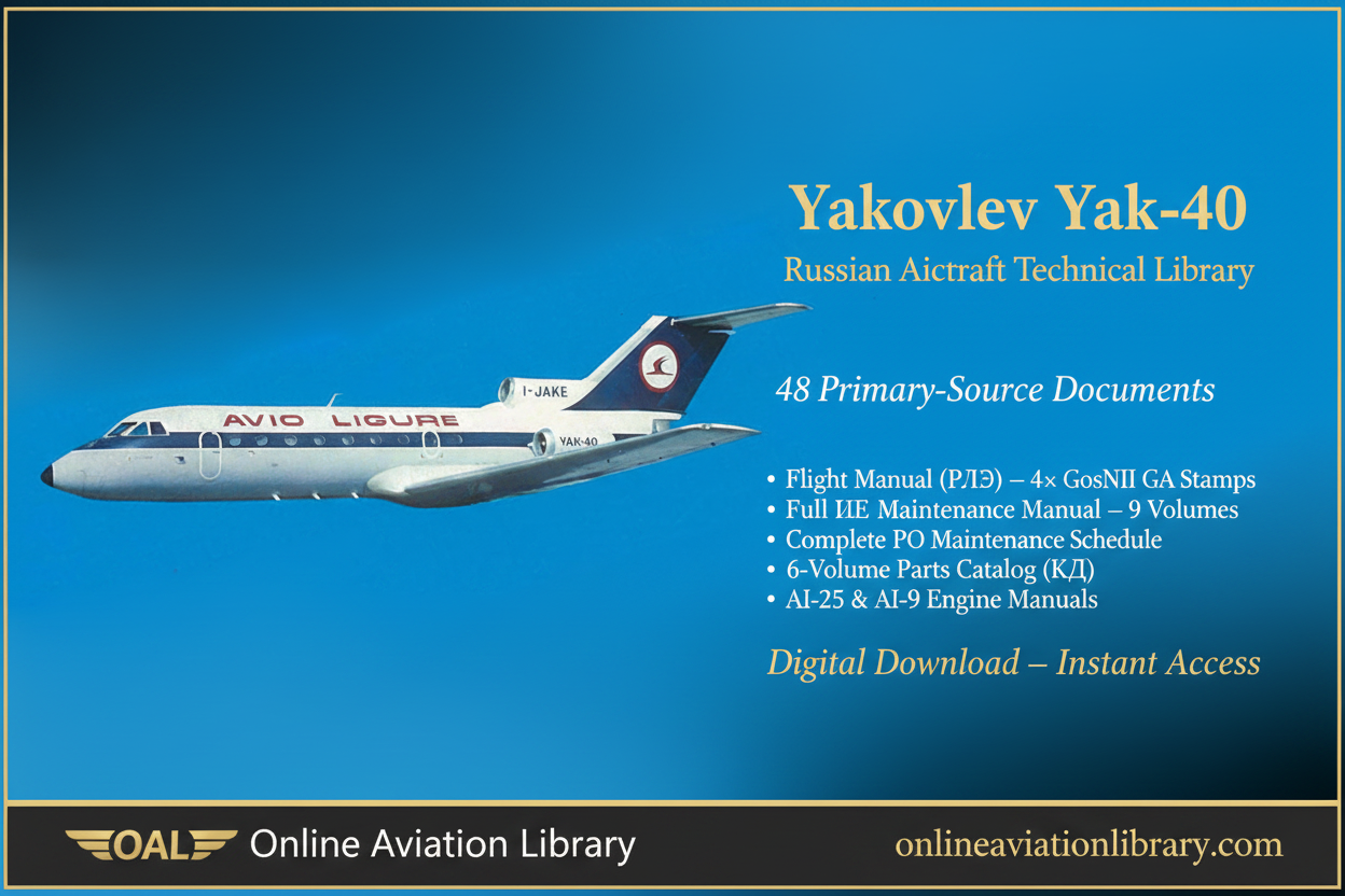 Yak-40 Banner — Avio Ligure