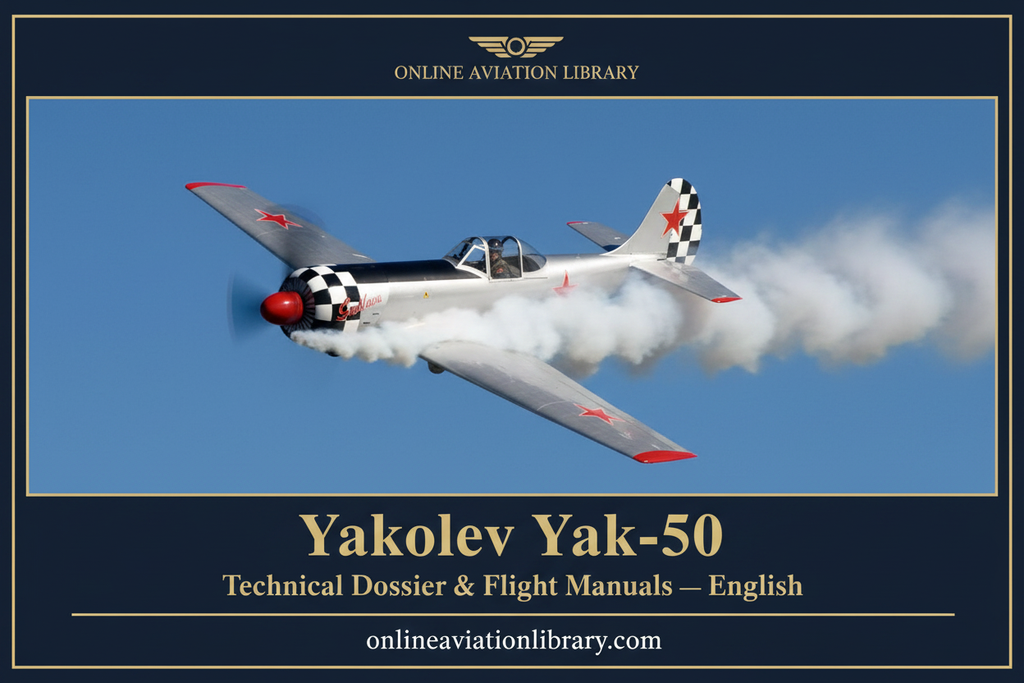 Yak-50 Banner — Blue Smoke Trail