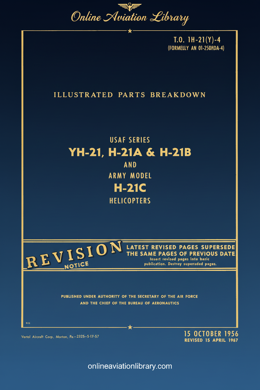 YH-21 Series Illustrated Parts Breakdown Cover Page