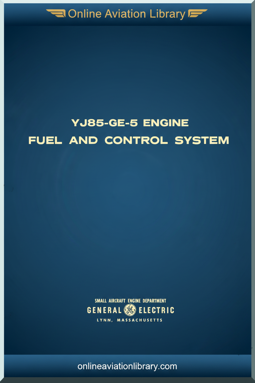 YJ85-GE-5 Fuel and Control System Cover